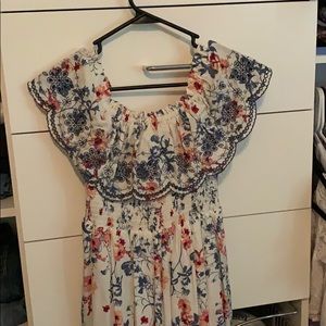Off the shoulder Floral Dress